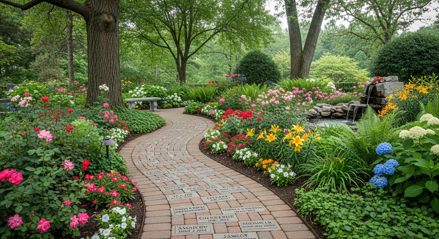 Church memorial garden
